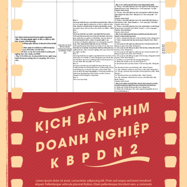 Kịch bản phim doanh nghiệp KBPDN2